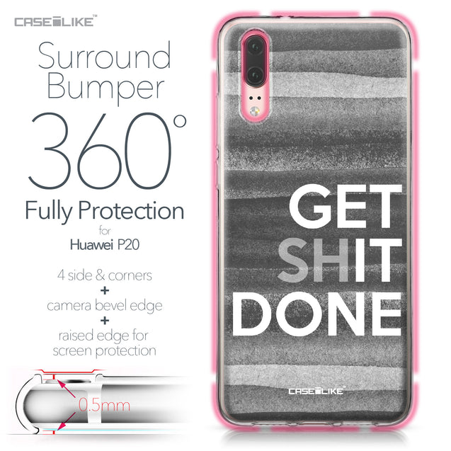 Huawei P20 case Quote 2429 Bumper Case Protection | CASEiLIKE.com