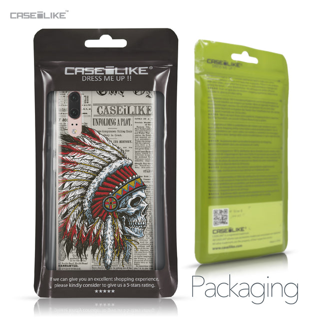 Huawei P20 case Art of Skull 2522 Retail Packaging | CASEiLIKE.com
