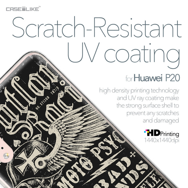 Huawei P20 case Art of Skull 2531 with UV-Coating Scratch-Resistant Case | CASEiLIKE.com