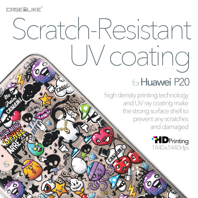 Huawei P20 case Graffiti 2703 with UV-Coating Scratch-Resistant Case | CASEiLIKE.com