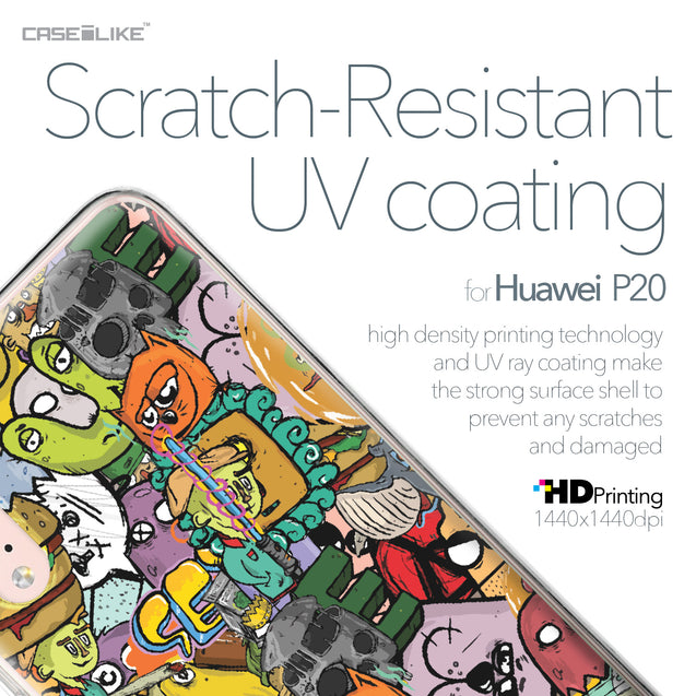 Huawei P20 case Graffiti 2731 with UV-Coating Scratch-Resistant Case | CASEiLIKE.com