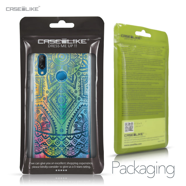 Huawei P20 Lite case Indian Line Art 2064 Retail Packaging | CASEiLIKE.com