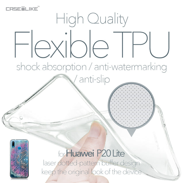 Huawei P20 Lite case Mandala Art 2090 Soft Gel Silicone Case | CASEiLIKE.com