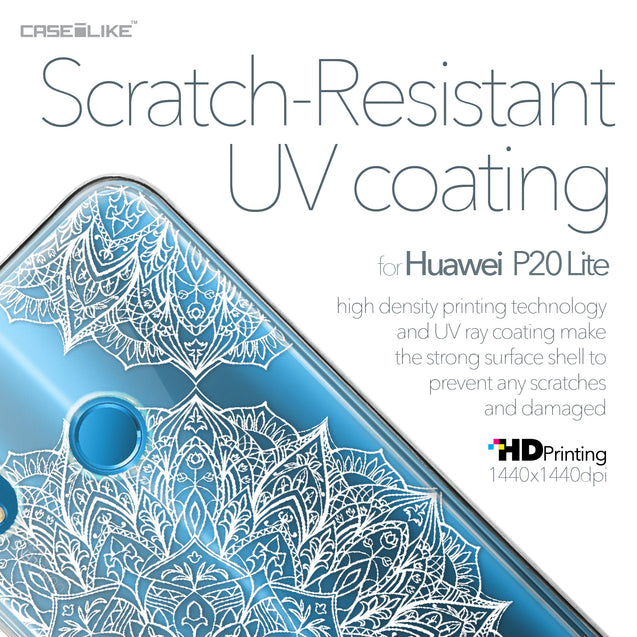 Huawei P20 Lite case Mandala Art 2091 with UV-Coating Scratch-Resistant Case | CASEiLIKE.com