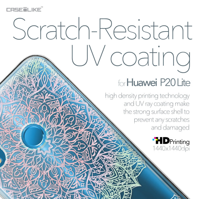 Huawei P20 Lite case Mandala Art 2092 with UV-Coating Scratch-Resistant Case | CASEiLIKE.com