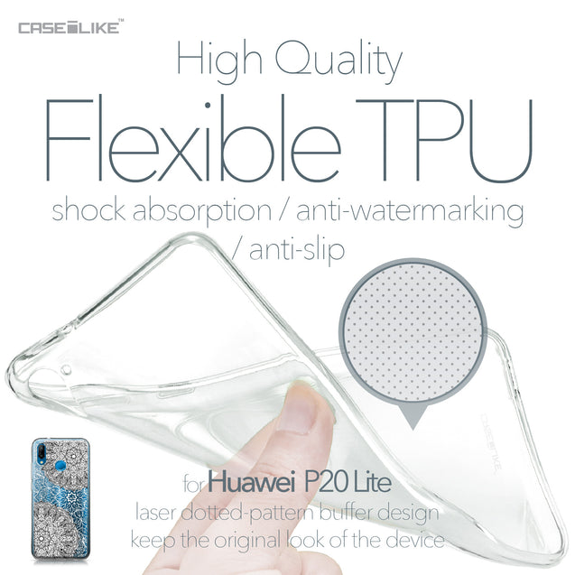 Huawei P20 Lite case Mandala Art 2093 Soft Gel Silicone Case | CASEiLIKE.com