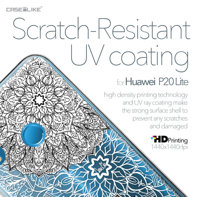 Huawei P20 Lite case Mandala Art 2093 with UV-Coating Scratch-Resistant Case | CASEiLIKE.com