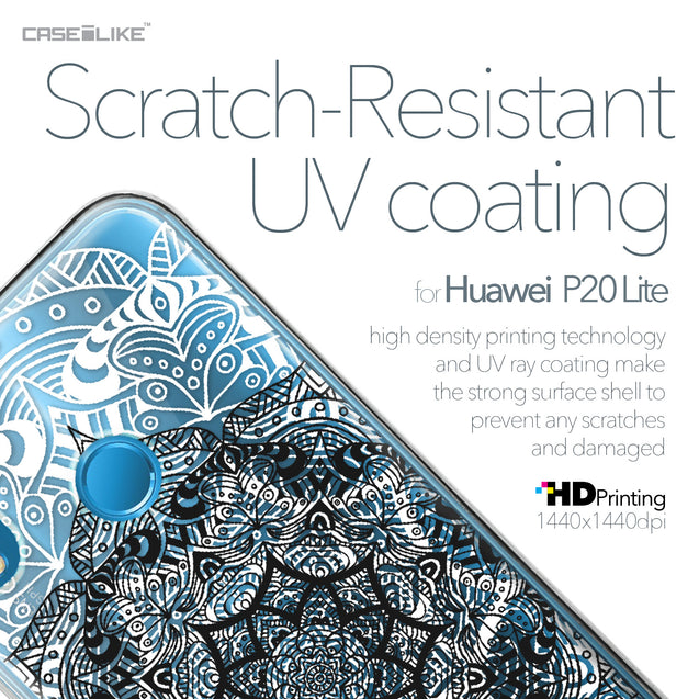 Huawei P20 Lite case Mandala Art 2097 with UV-Coating Scratch-Resistant Case | CASEiLIKE.com