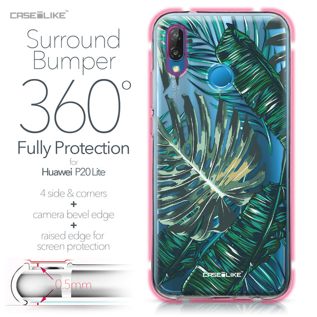 Huawei P20 Lite case Tropical Palm Tree 2238 Bumper Case Protection | CASEiLIKE.com