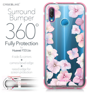 Huawei P20 Lite case Hydrangea 2257 Bumper Case Protection | CASEiLIKE.com