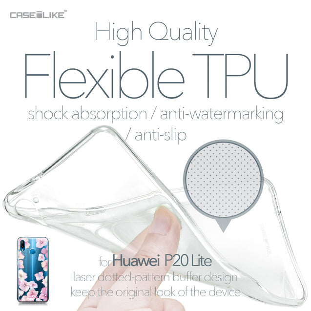 Huawei P20 Lite case Hydrangea 2257 Soft Gel Silicone Case | CASEiLIKE.com