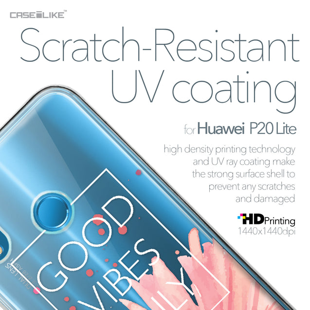 Huawei P20 Lite case Gerbera 2258 with UV-Coating Scratch-Resistant Case | CASEiLIKE.com