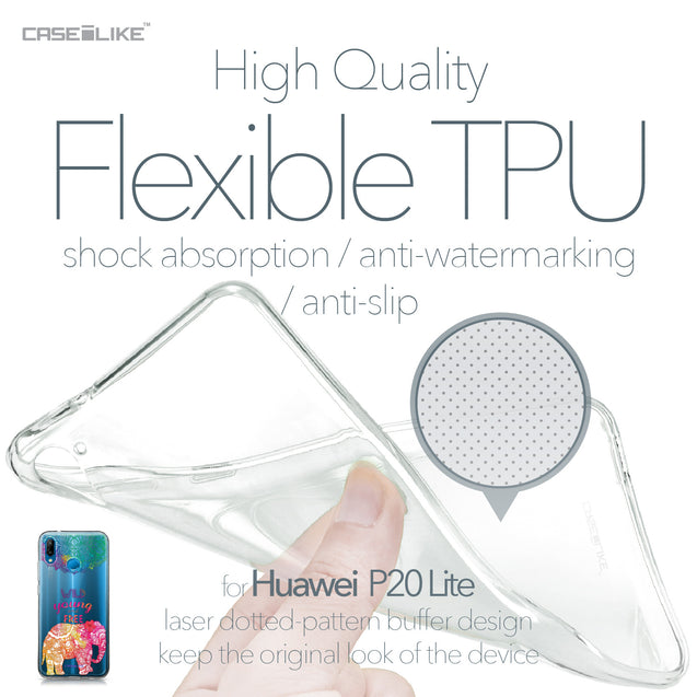 Huawei P20 Lite case Mandala Art 2302 Soft Gel Silicone Case | CASEiLIKE.com