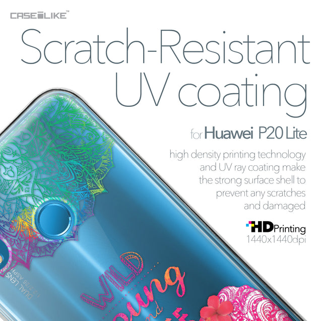 Huawei P20 Lite case Mandala Art 2302 with UV-Coating Scratch-Resistant Case | CASEiLIKE.com