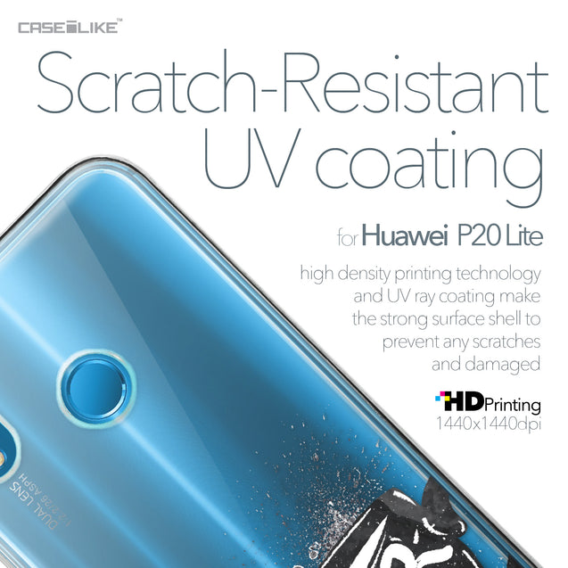 Huawei P20 Lite case Quote 2402 with UV-Coating Scratch-Resistant Case | CASEiLIKE.com