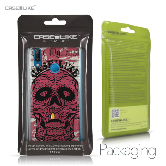 Huawei P20 Lite case Art of Skull 2523 Retail Packaging | CASEiLIKE.com