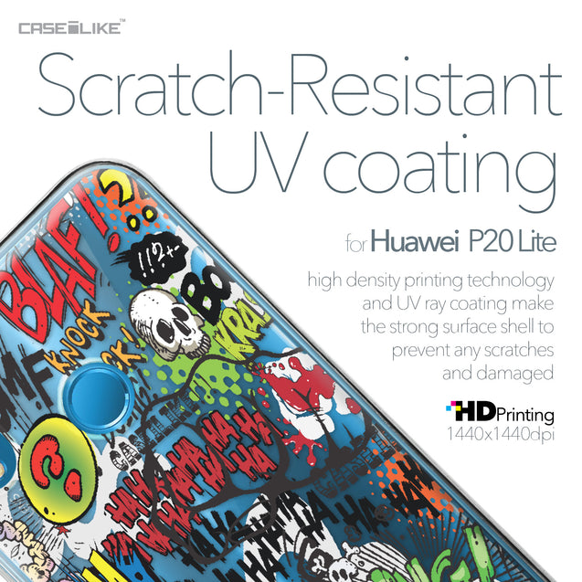 Huawei P20 Lite case Comic Captions 2914 with UV-Coating Scratch-Resistant Case | CASEiLIKE.com