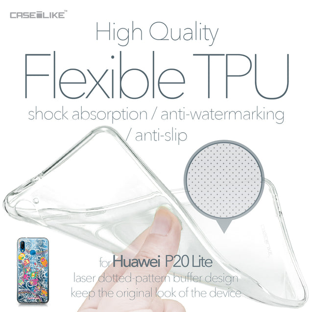 Huawei P20 Lite case Owl Graphic Design 3316 Soft Gel Silicone Case | CASEiLIKE.com
