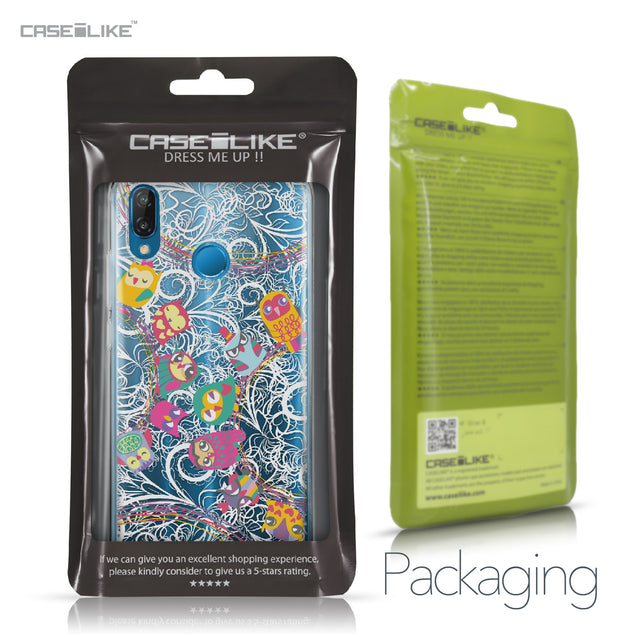 Huawei P20 Lite case Owl Graphic Design 3316 Retail Packaging | CASEiLIKE.com