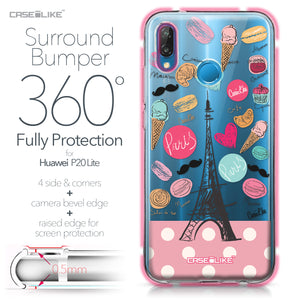 Huawei P20 Lite case Paris Holiday 3904 Bumper Case Protection | CASEiLIKE.com
