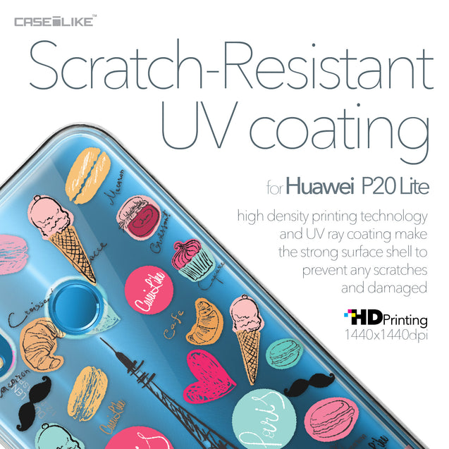 Huawei P20 Lite case Paris Holiday 3904 with UV-Coating Scratch-Resistant Case | CASEiLIKE.com