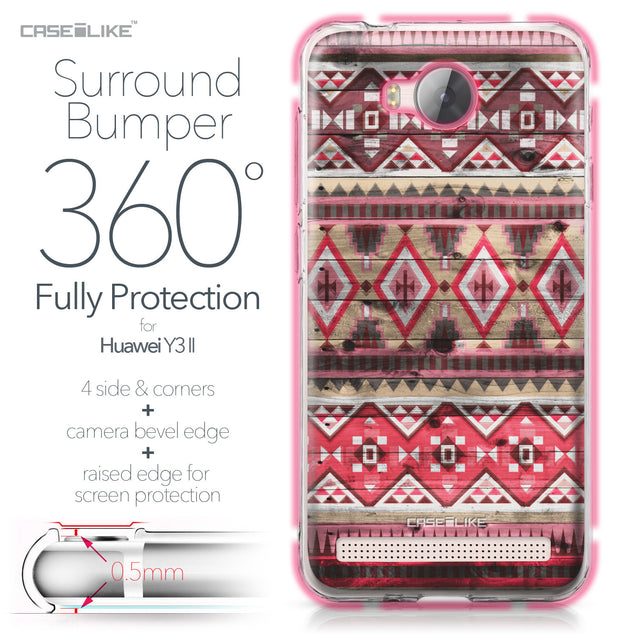 Huawei Y3 II case Indian Tribal Theme Pattern 2057 Bumper Case Protection | CASEiLIKE.com