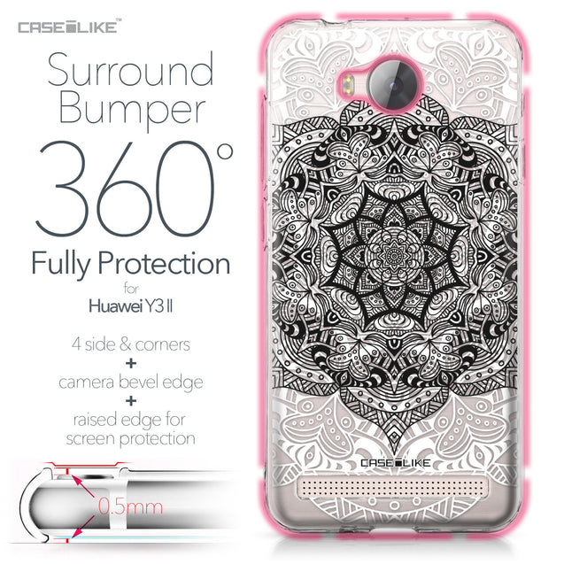 Huawei Y3 II case Mandala Art 2097 Bumper Case Protection | CASEiLIKE.com