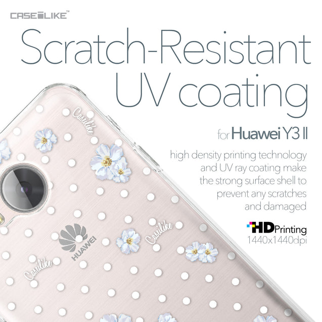 Huawei Y3 II case Watercolor Floral 2235 with UV-Coating Scratch-Resistant Case | CASEiLIKE.com