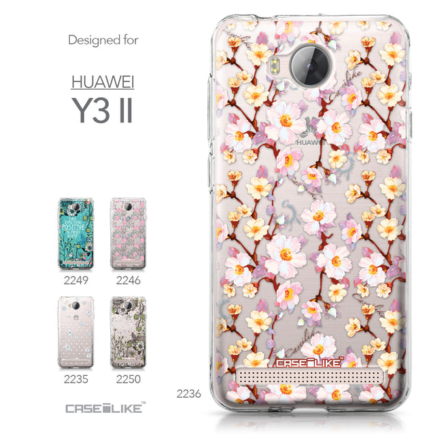 Huawei Y3 II case Watercolor Floral 2236 Collection | CASEiLIKE.com