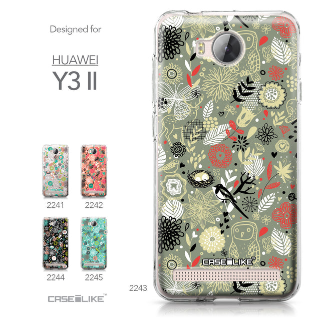 Huawei Y3 II case Spring Forest Gray 2243 Collection | CASEiLIKE.com