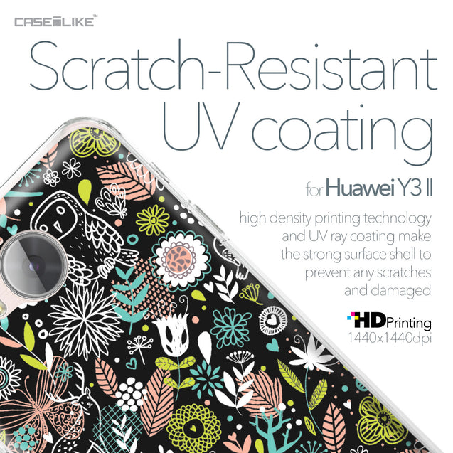 Huawei Y3 II case Spring Forest Black 2244 with UV-Coating Scratch-Resistant Case | CASEiLIKE.com