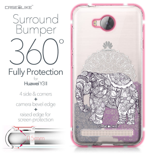Huawei Y3 II case Mandala Art 2301 Bumper Case Protection | CASEiLIKE.com