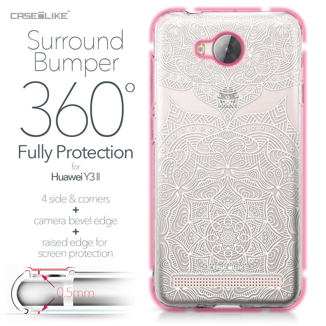 Huawei Y3 II case Mandala Art 2303 Bumper Case Protection | CASEiLIKE.com