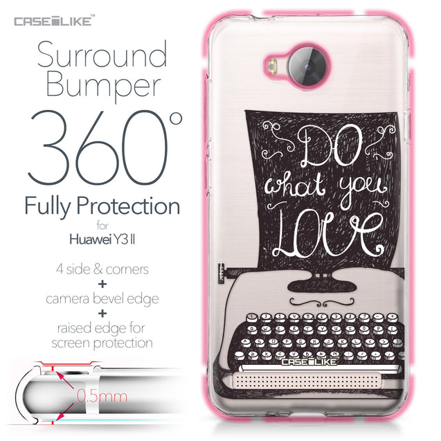 Huawei Y3 II case Quote 2400 Bumper Case Protection | CASEiLIKE.com