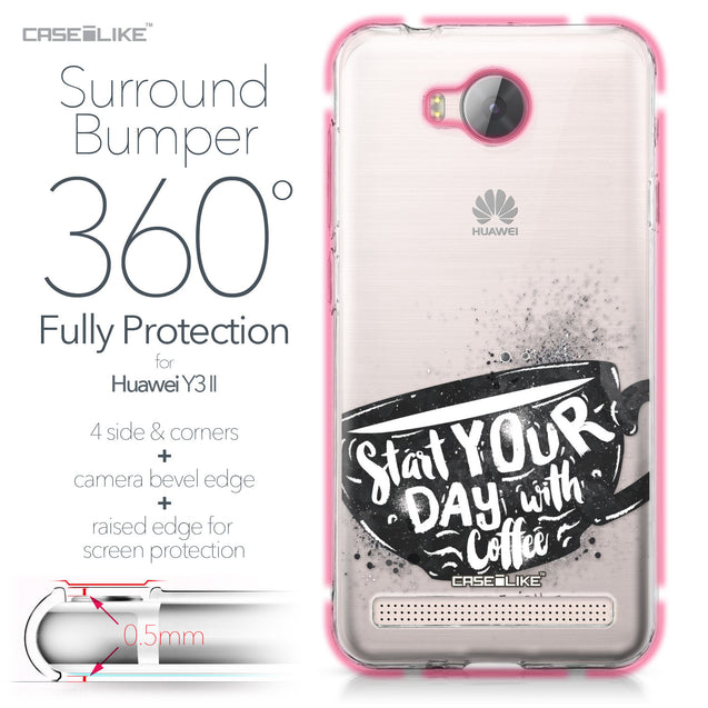 Huawei Y3 II case Quote 2402 Bumper Case Protection | CASEiLIKE.com