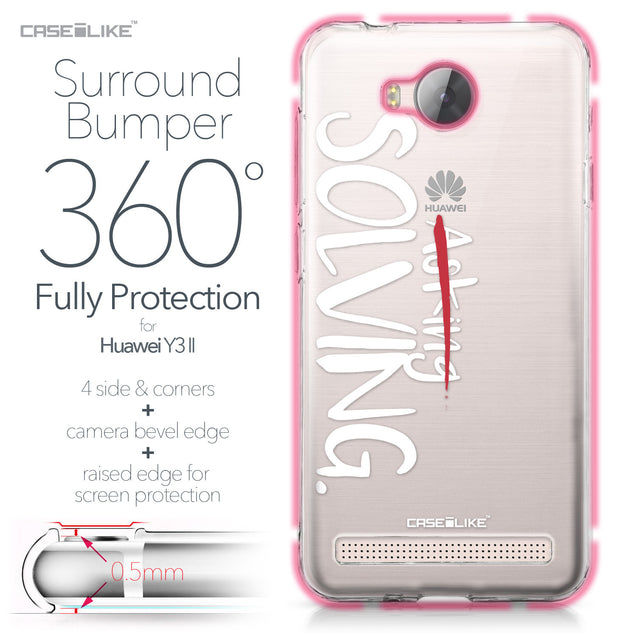 Huawei Y3 II case Quote 2412 Bumper Case Protection | CASEiLIKE.com
