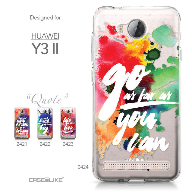 Huawei Y3 II case Quote 2424 Collection | CASEiLIKE.com