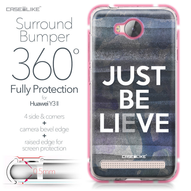 Huawei Y3 II case Quote 2430 Bumper Case Protection | CASEiLIKE.com