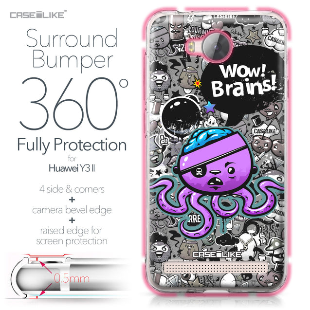 Huawei Y3 II case Graffiti 2707 Bumper Case Protection | CASEiLIKE.com