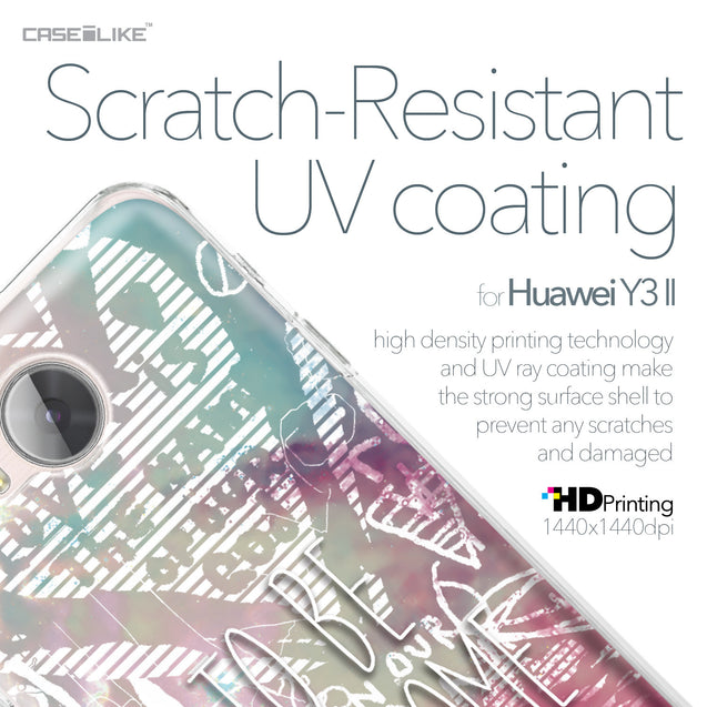 Huawei Y3 II case Graffiti 2726 with UV-Coating Scratch-Resistant Case | CASEiLIKE.com