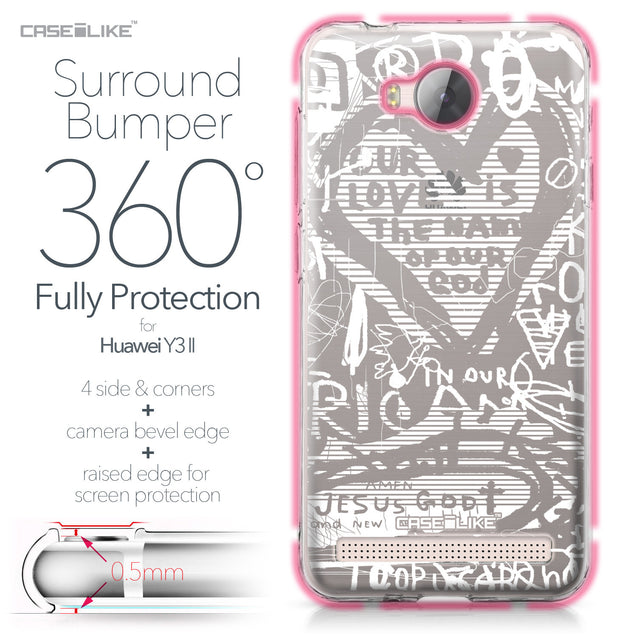 Huawei Y3 II case Graffiti 2730 Bumper Case Protection | CASEiLIKE.com