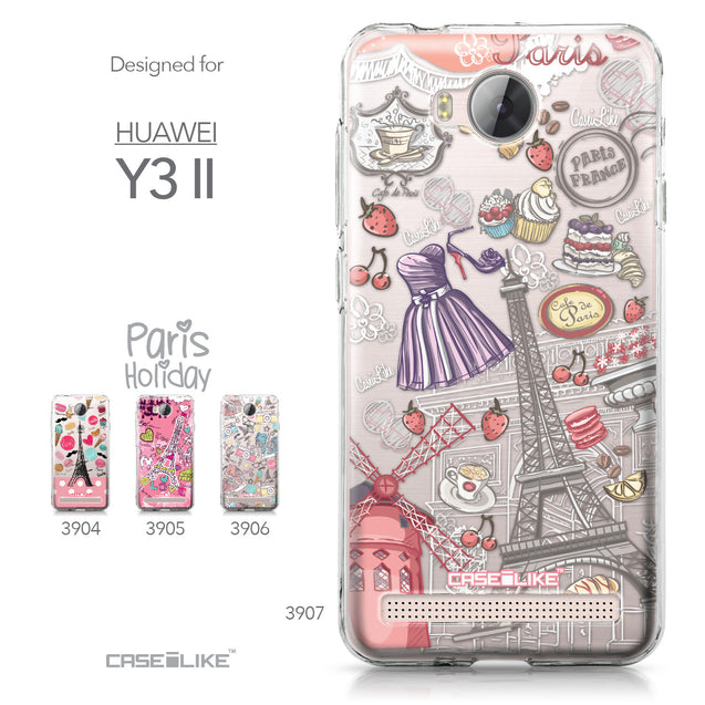 Huawei Y3 II case Paris Holiday 3907 Collection | CASEiLIKE.com