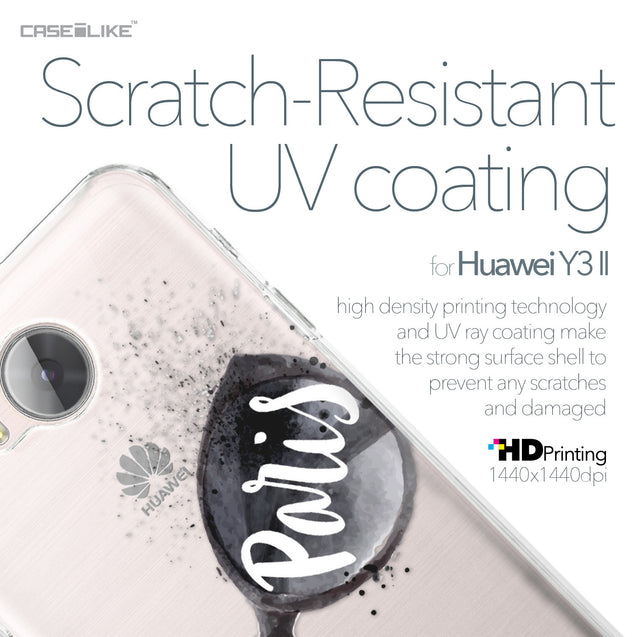 Huawei Y3 II case Paris Holiday 3911 with UV-Coating Scratch-Resistant Case | CASEiLIKE.com