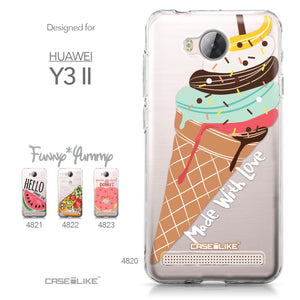 Huawei Y3 II case Ice Cream 4820 Collection | CASEiLIKE.com