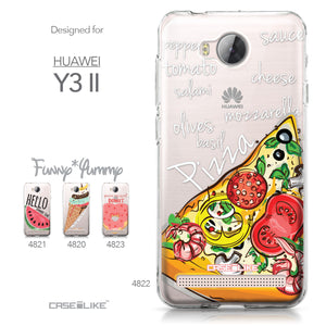 Huawei Y3 II case Pizza 4822 Collection | CASEiLIKE.com