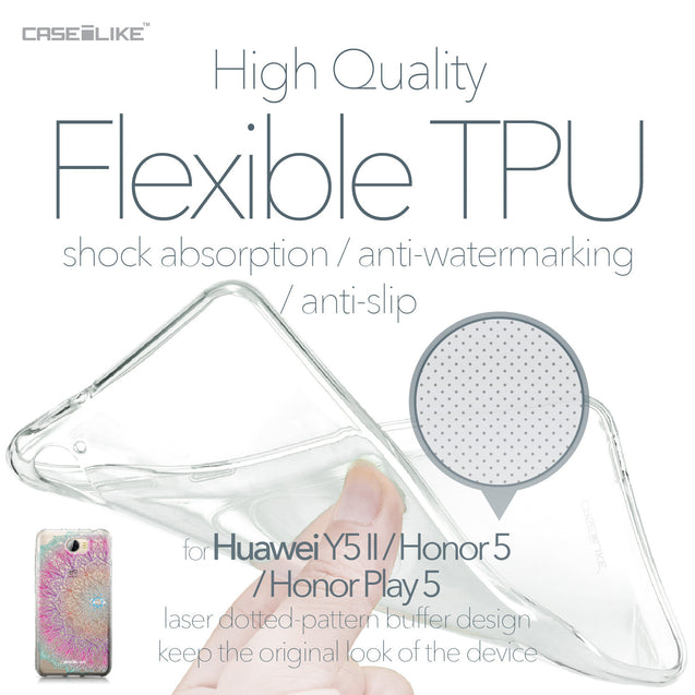 Huawei Y5 II / Y5 2 / Honor 5 / Honor Play 5 / Honor 5 Play case Mandala Art 2090 Soft Gel Silicone Case | CASEiLIKE.com