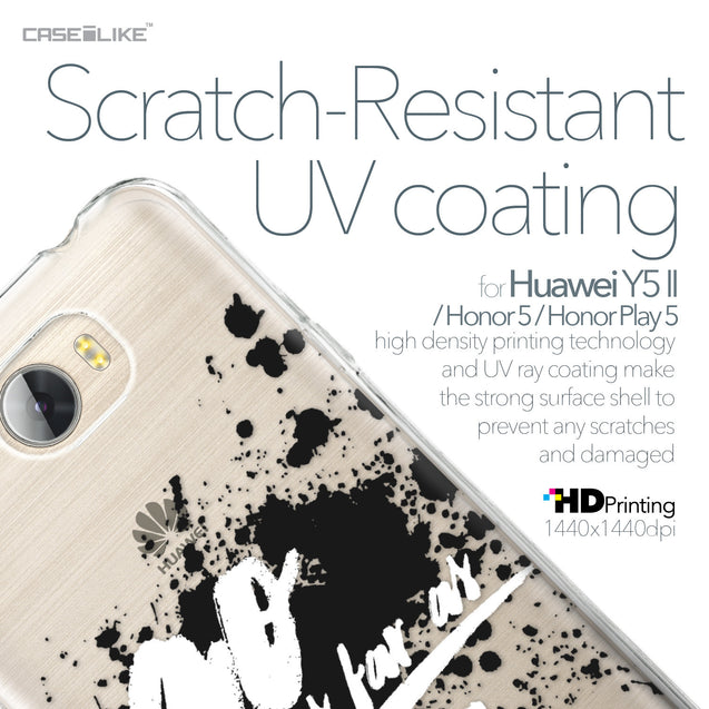 Huawei Y5 II / Y5 2 / Honor 5 / Honor Play 5 / Honor 5 Play case Quote 2415 with UV-Coating Scratch-Resistant Case | CASEiLIKE.com