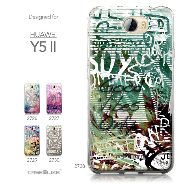 Huawei Y5 II / Y5 2 / Honor 5 / Honor Play 5 / Honor 5 Play case Graffiti 2728 Collection | CASEiLIKE.com
