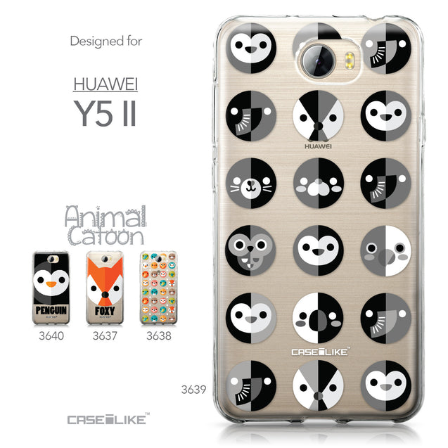 Huawei Y5 II / Y5 2 / Honor 5 / Honor Play 5 / Honor 5 Play case Animal Cartoon 3639 Collection | CASEiLIKE.com