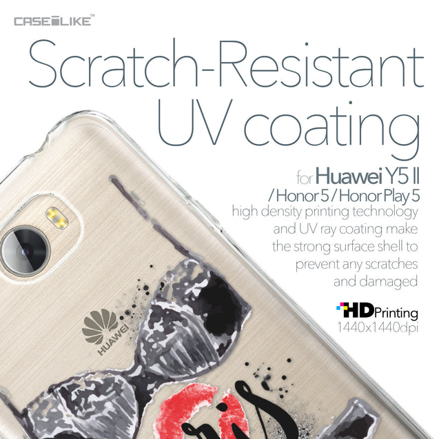 Huawei Y5 II / Y5 2 / Honor 5 / Honor Play 5 / Honor 5 Play case Paris Holiday 3910 with UV-Coating Scratch-Resistant Case | CASEiLIKE.com